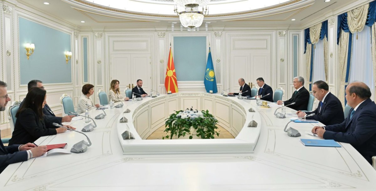 Токаев провел встречу с Горданой Силяновской-Давковой