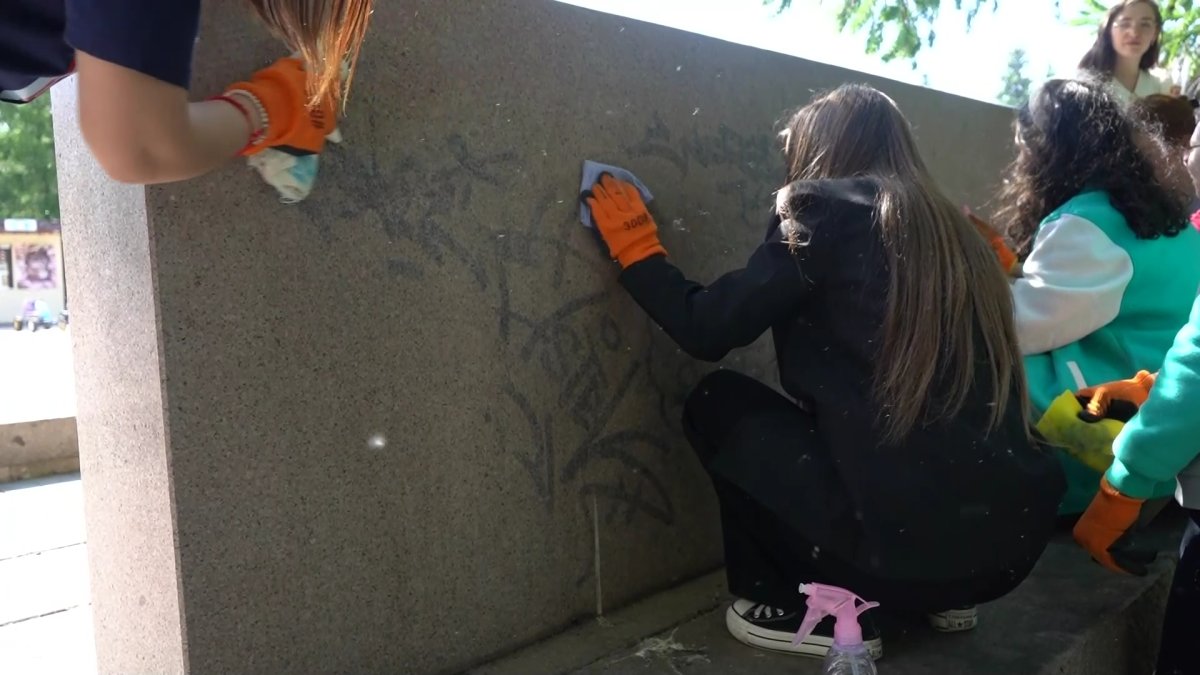 В Костанайской области с начала акции «Вандализмге жол жоқ» очистили 7 памятников