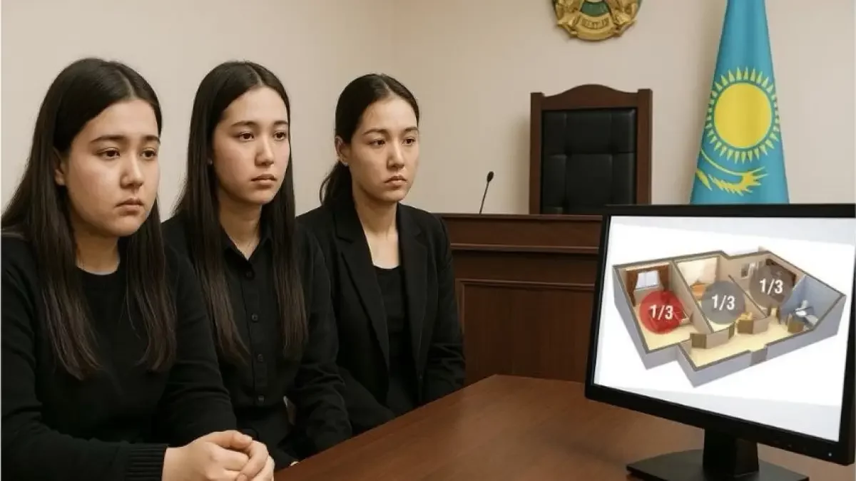 Таразада ата-анасы қайтыс болған үш әпкелі-сіңілі пәтерді бөлісе алмай, бір-бірімен соттасты