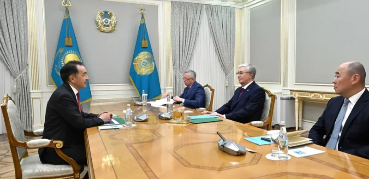 Мемлекет басшысы Бақытжан Сағынтаевты қабылдады