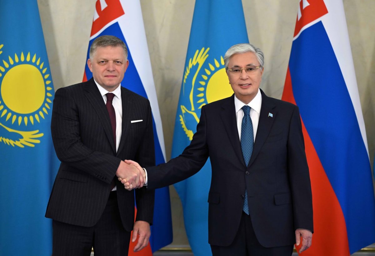 Глава государства Касым-Жомарт Токаев провел переговоры с Премьер-министром Словакии Робертом Фицо