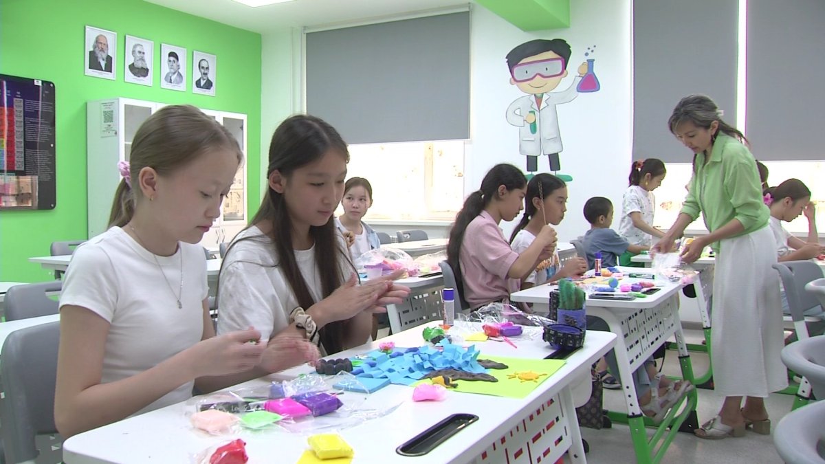 "Биосфера - место жизни": для столичных школьников организовали экологический лагерь "Жасыл әлем"