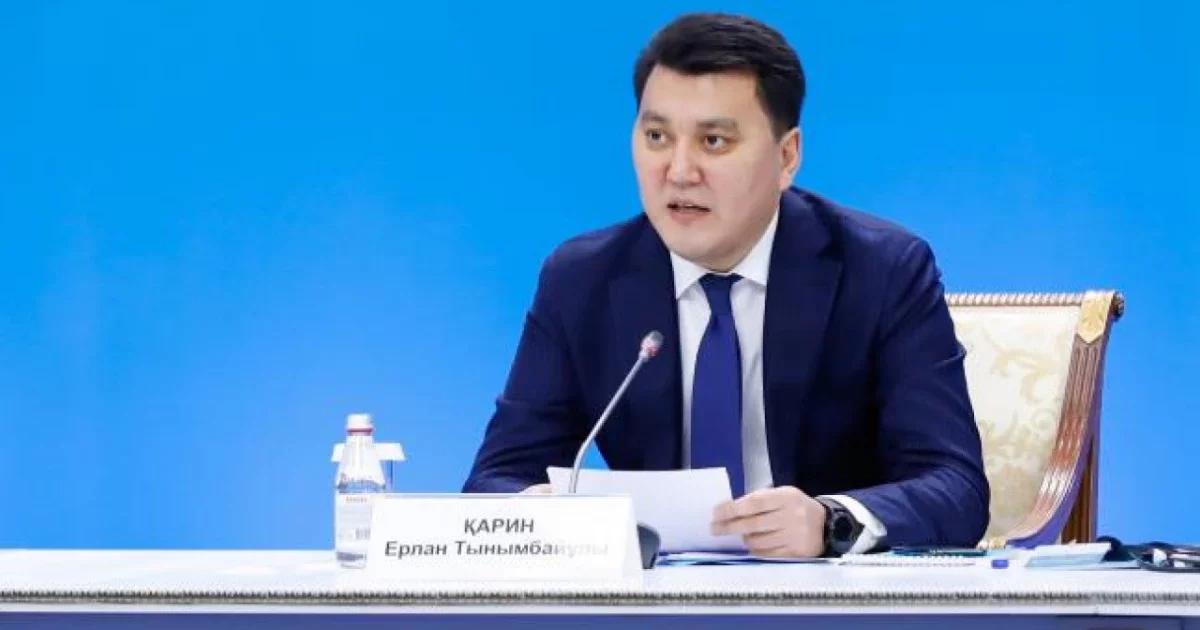 Ерлан Қарин: Ұлттық құрылтай – бірегей идеялар мен стратегиялық қадамдар ұсынатын ең басты институт