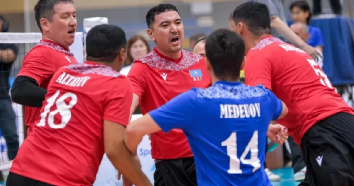 Қазақстан құрамасы волейболды отырып ойнаудан Азия чемпионы атанды
