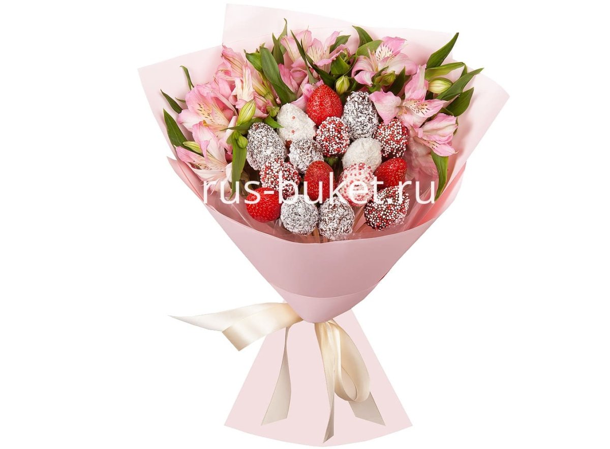 Что такое букеты из клубники в шоколаде