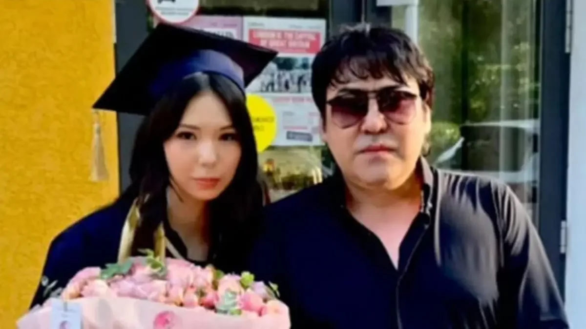 "Әке атандырған тұңғышым": Мейрамбек Бесбаев мектеп бітірген қызына әсерлі жазба арнады