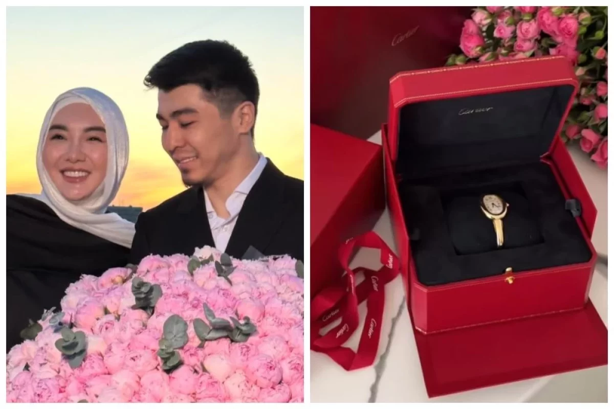 Құны – 10 миллион теңге": Фариза Төреәлі күйеуінің сыйлығын көрсетті