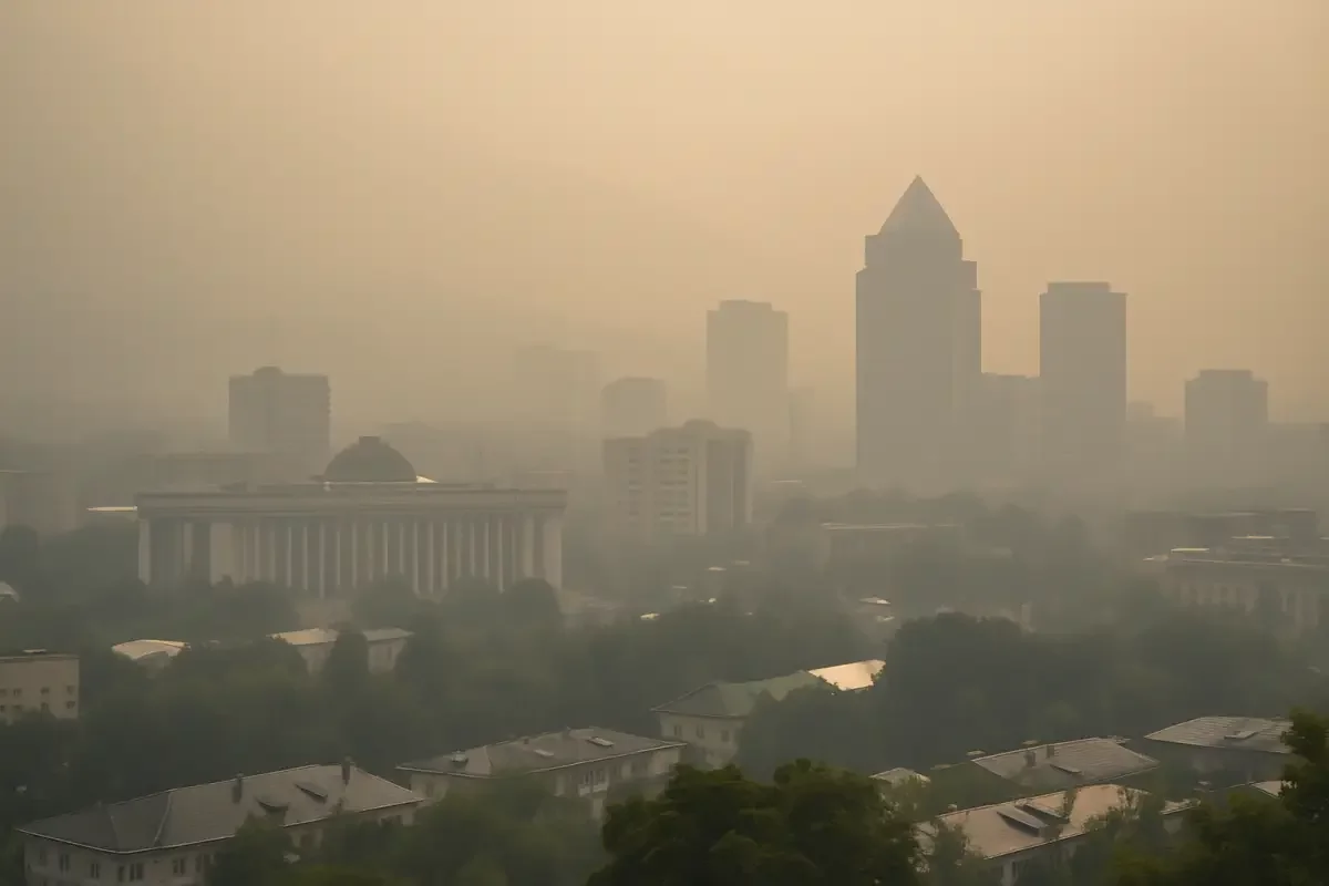 Екі қалада ауа ластанады