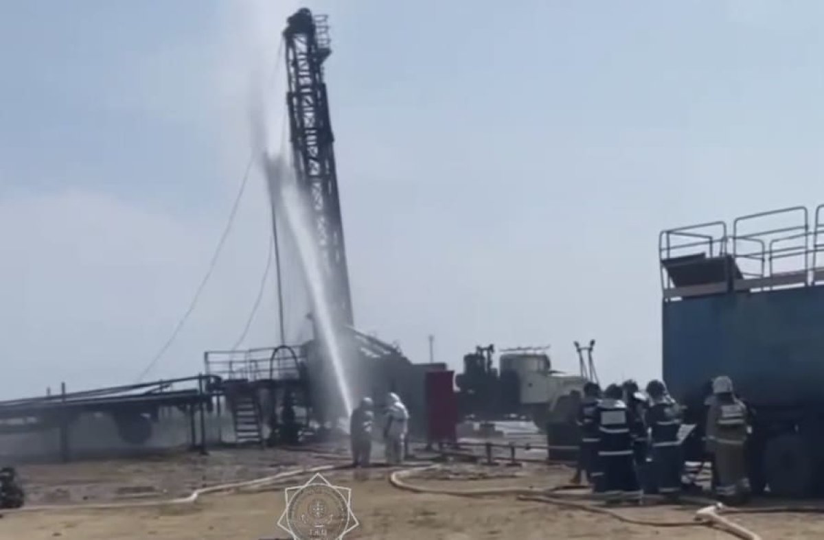 Спустя сутки на газовой скважине в Мангистау устранили аварию
