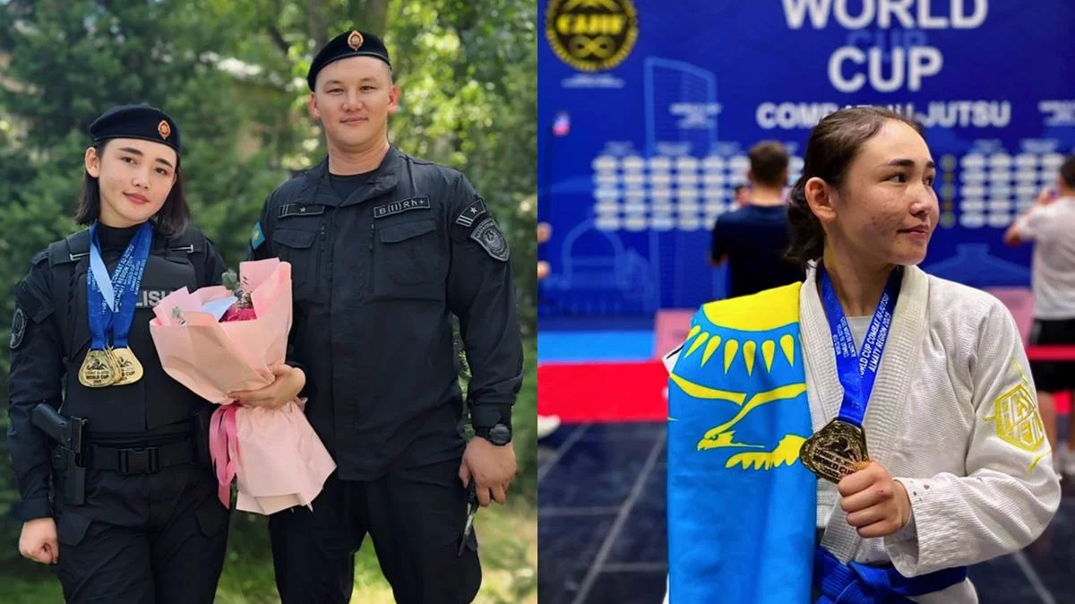 Сила, дух и честь: полицейская из Алматинской области - трехкратная чемпионка мира по комбат дзю-дзюцу