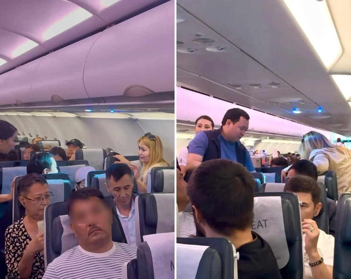 На рейсе Атырау - Астана пассажирке стало плохо: на помощь пришли врачи