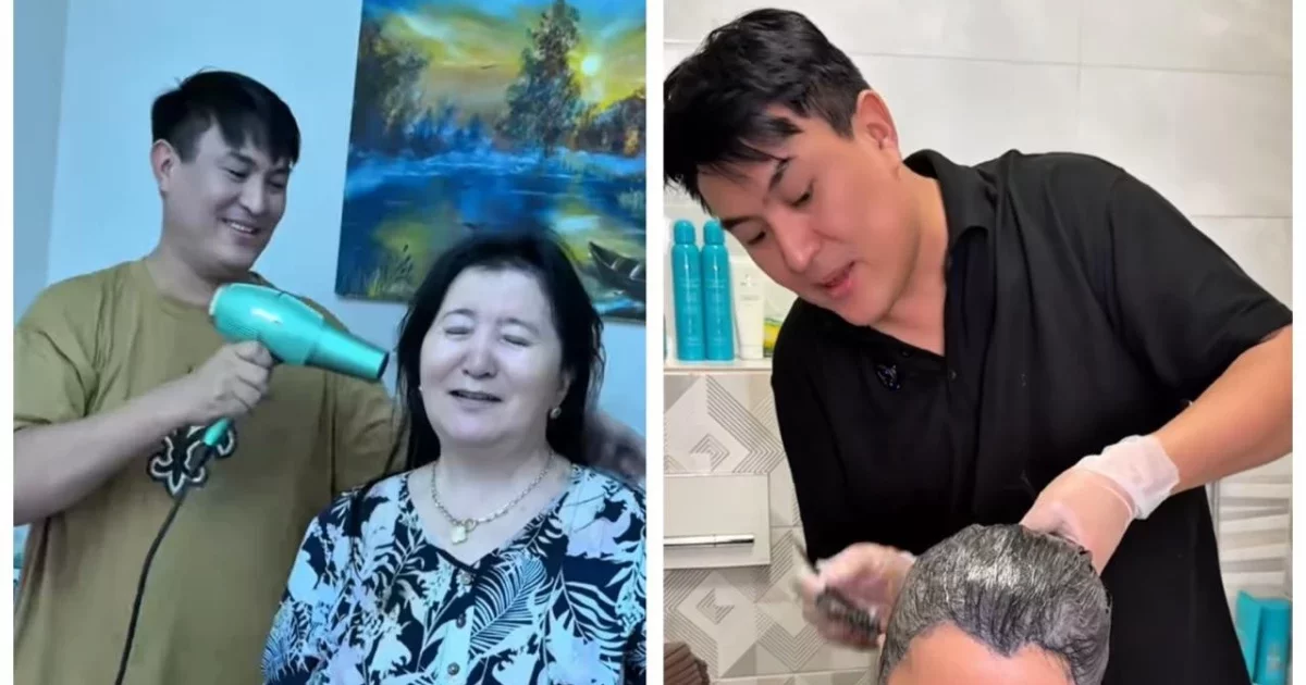 Енесінің шашы мен бетін бояп беретін күйеу жігіт желіні шулатты