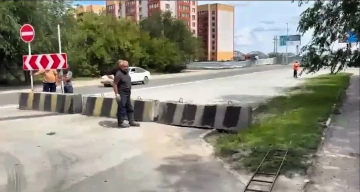 Водопровод прорвало в Семее