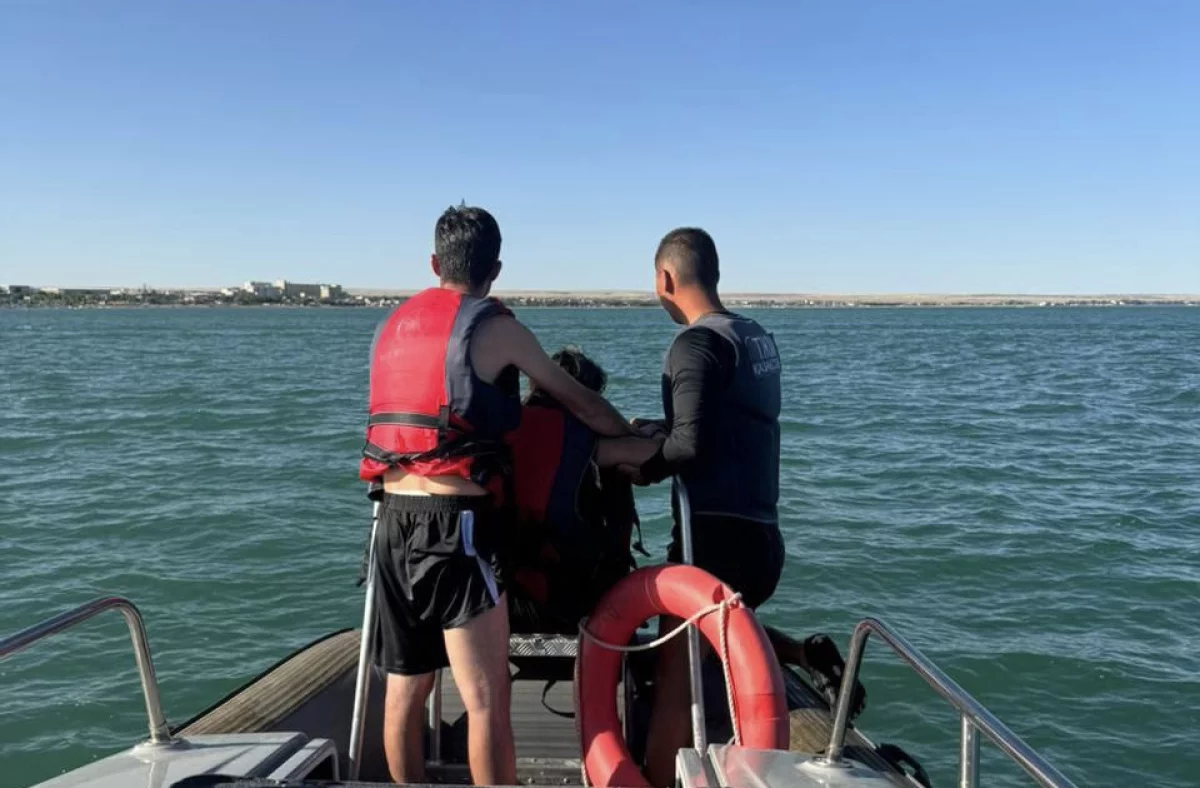 Женщину потеряли при катании на «банане» на Капчагайском водохранилище