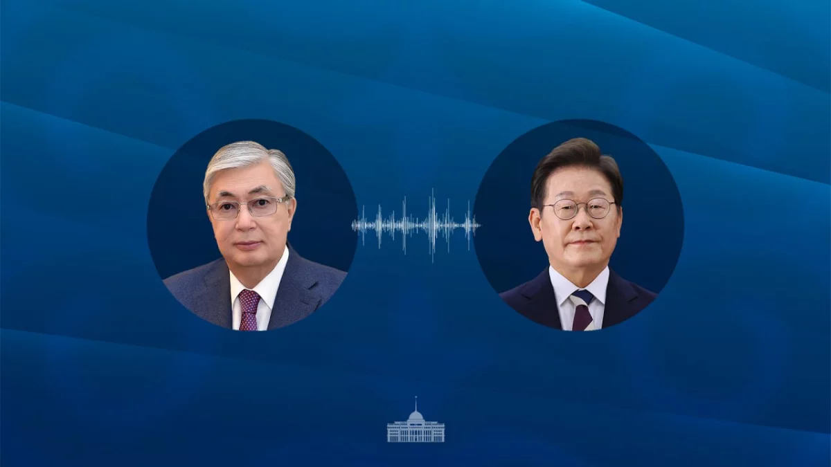 Мемлекет басшысы Корея Республикасының Президенті Ли Чжэ Мёңмен телефон арқылы сөйлесті
