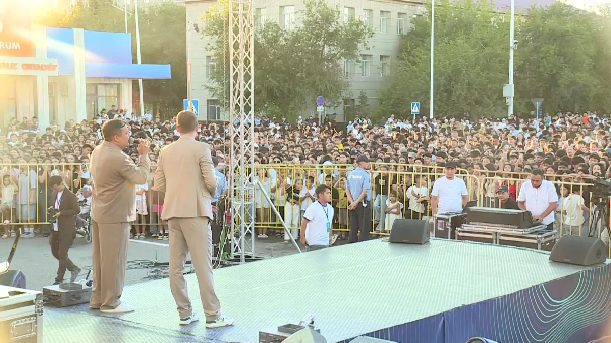 Праздник молодежи в формате OPEN AIR прошел в Кызылорде