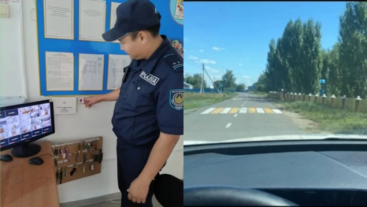 Павлодар облысы Успен ауданында мектеп маңындағы жолдарға тексеру жүргізілді