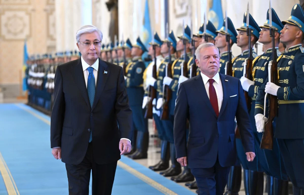 Президент Ақордада Иордания королін салтанатты түрде қарсы алды