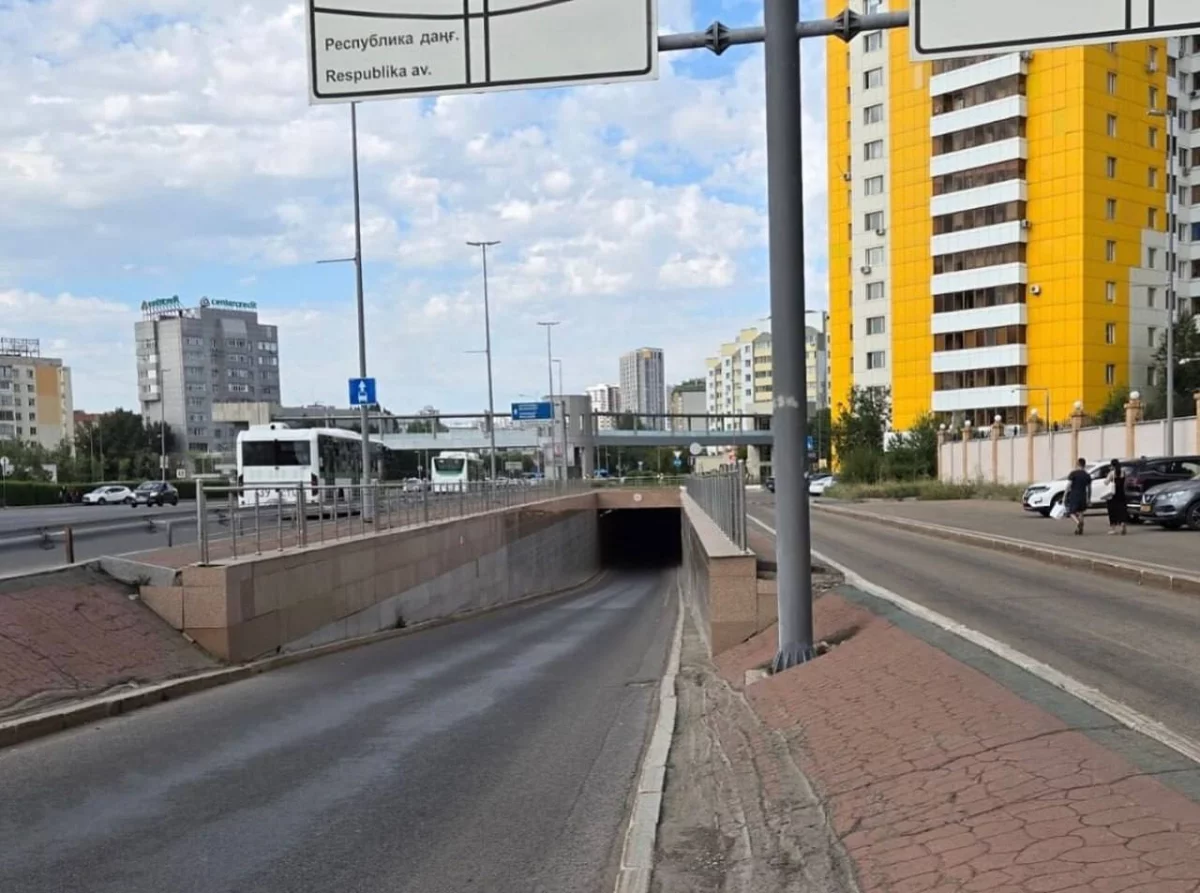 Астанада жерасты көлік тоннелі толықтай жабылады