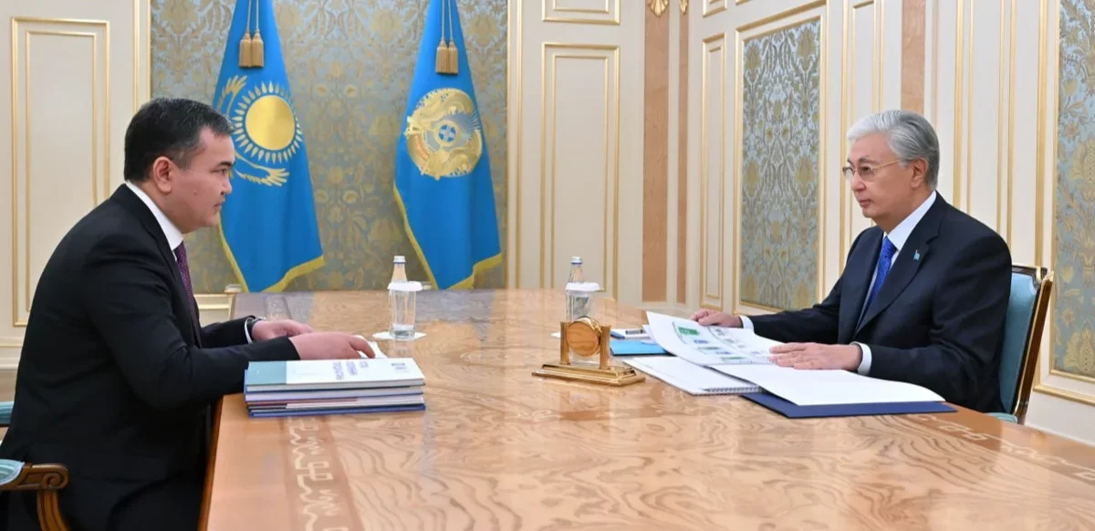 Мемлекет басшысы Астана қаласының әкімі Жеңіс Қасымбекті қабылдады