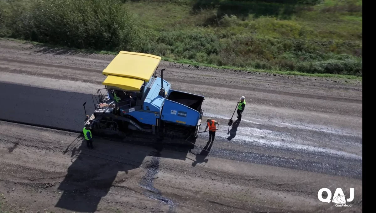 Солтүстік Қазақстан облысында А-21 «Мамлютка – Қостанай» автомобиль жолында орташа жөндеу жұмыстары жүргізілуде