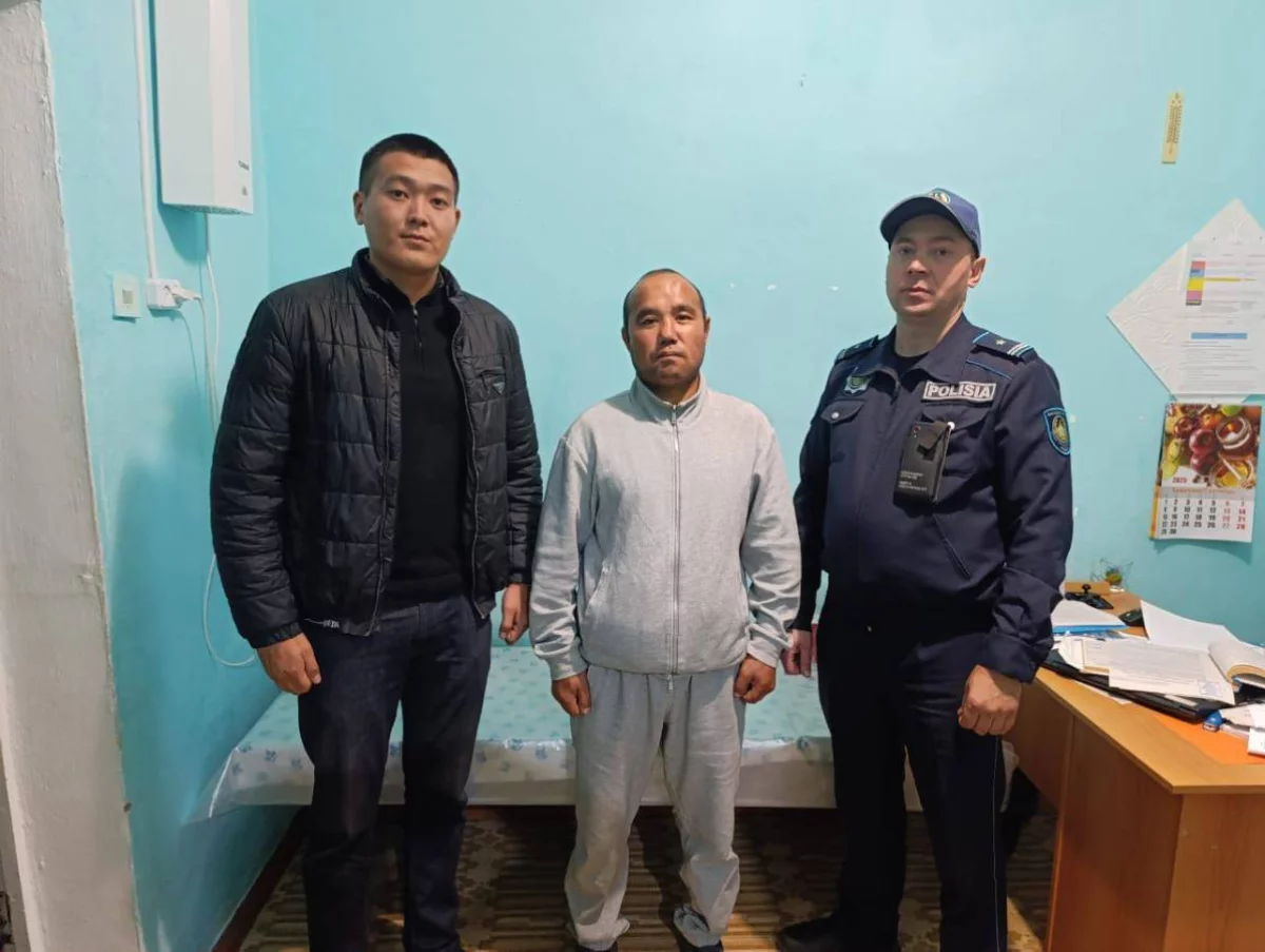 Қостанай облысында полиция жоғалған азаматты отбасымен қауыштырды