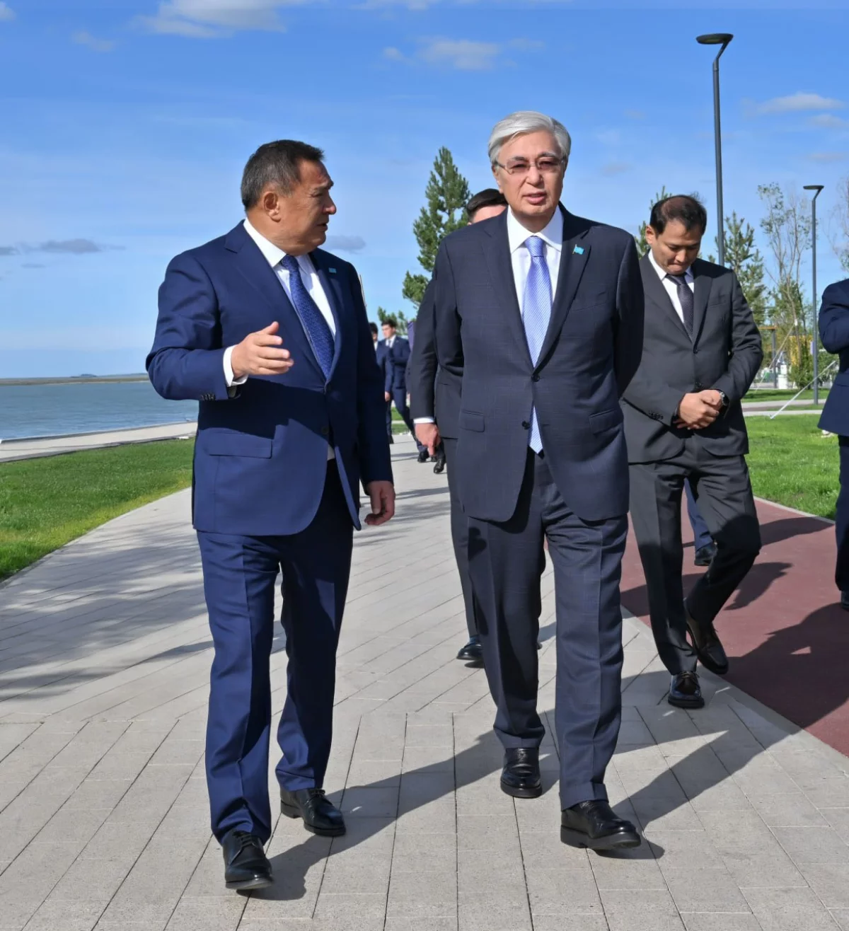 Мемлекет басшысына Көкшетау қаласындағы «Көк шалғын» біртұтас қоғамдық кеңістігін қалыптастыру жобасы таныстырылды