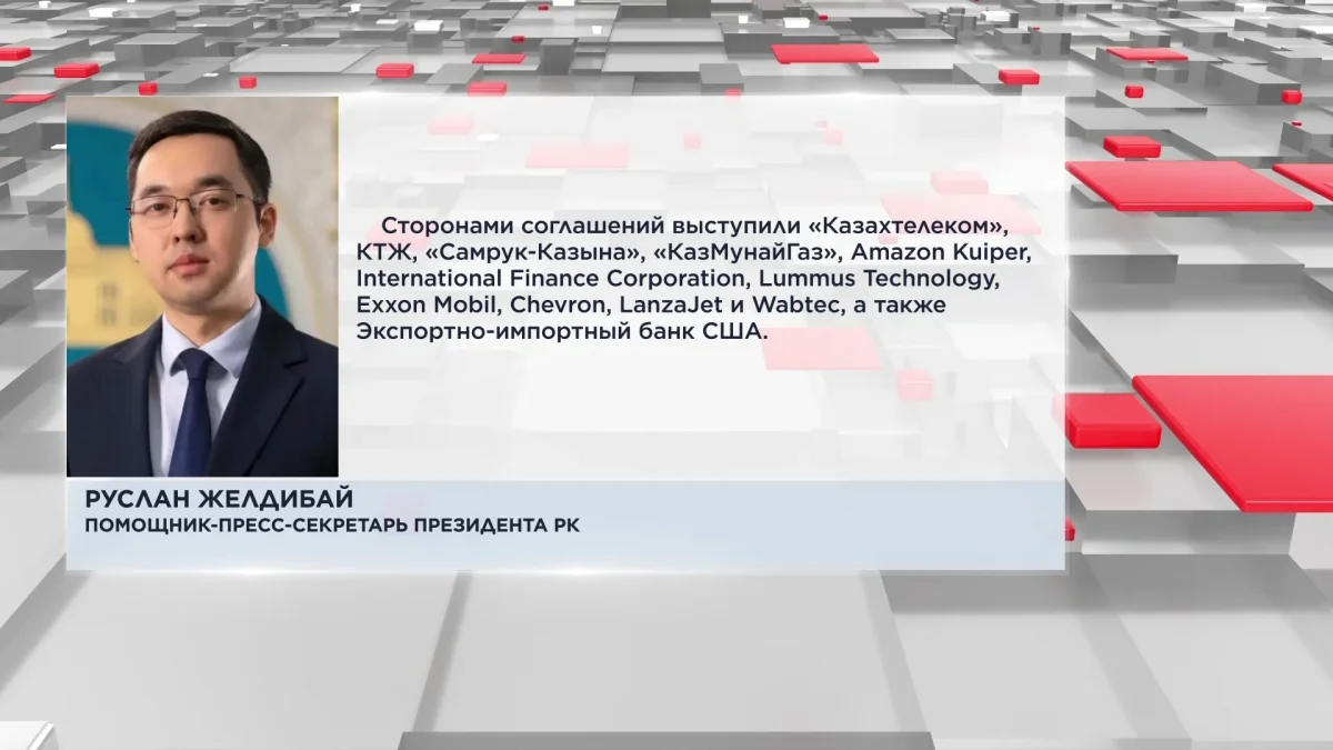 В рамках рабочего визита президента в Нью-Йорк подписаны 11 соглашений и меморандумов, - Р. Желдибай
