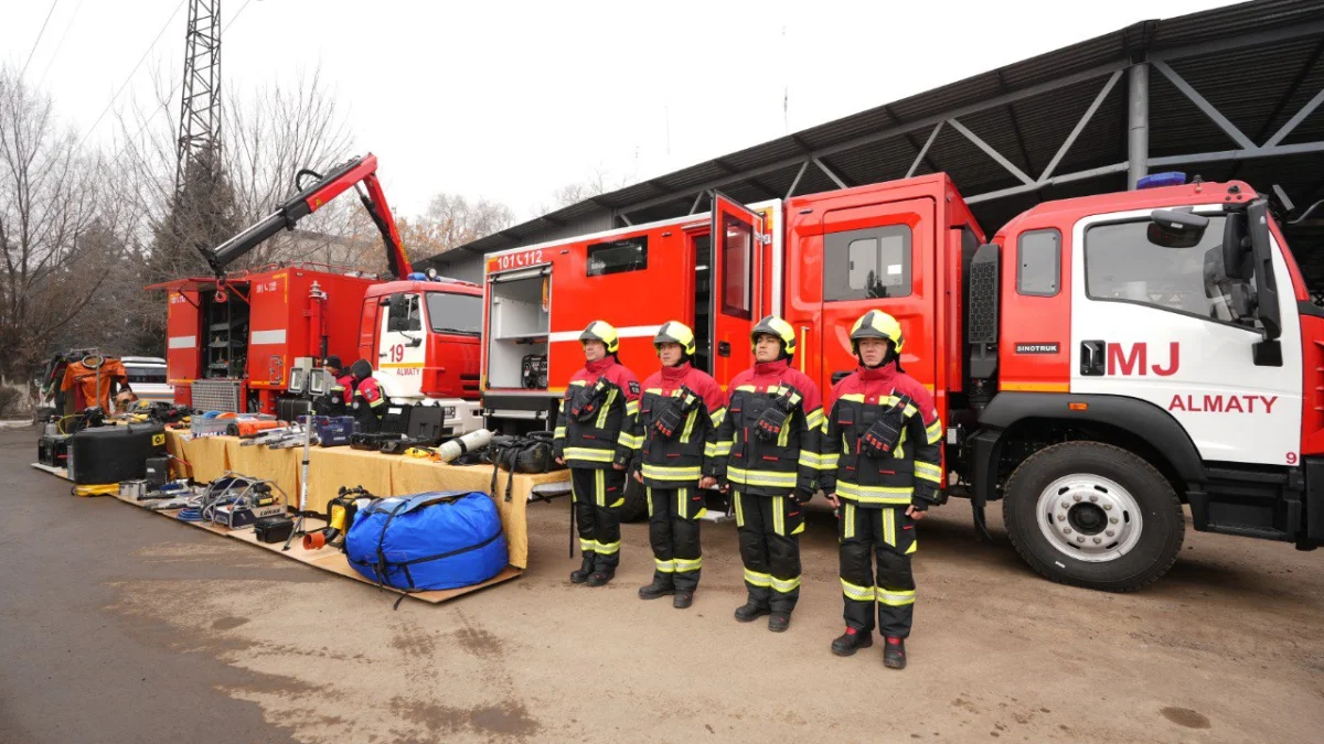 Жаңа қауіпсіздік нүктесі: Алматыда 90 күнде өрт сөндіру бөлімі салынды және ашылды