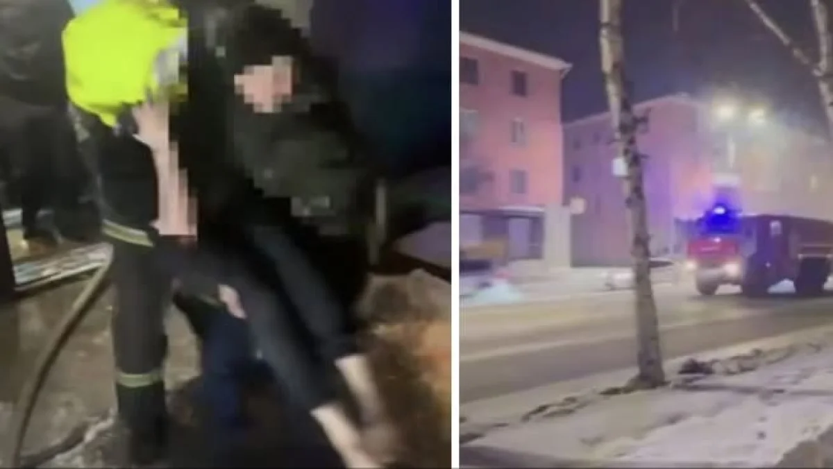 Троих человек спасли из пожара в Усть-Каменогорске