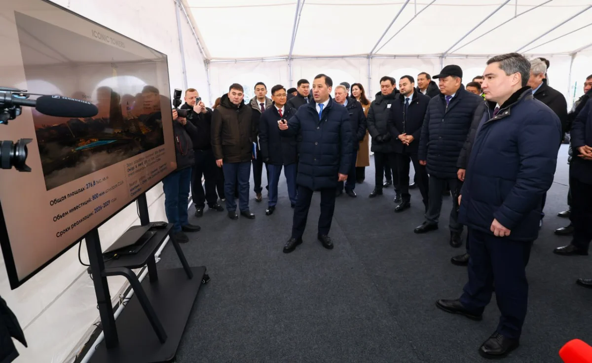 Проект небоскреба Iconic Towers в Алатау показали Премьер-министру