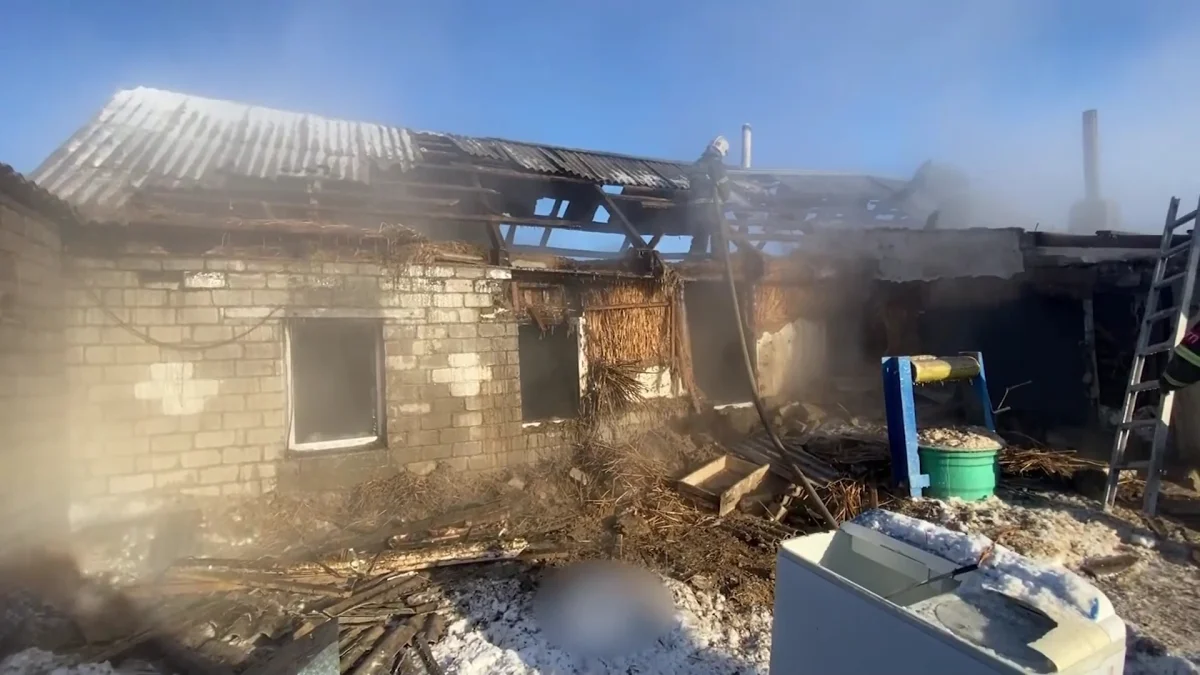 Павлодар облысында өрттен бір үйдің екі бірдей баласы қаза тапты