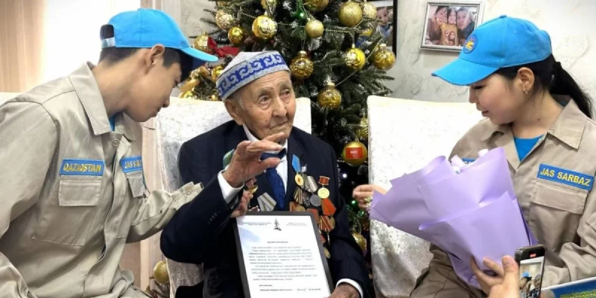 Жетісу облысында тұратын жалғыз ардагер 102 жасқа толды