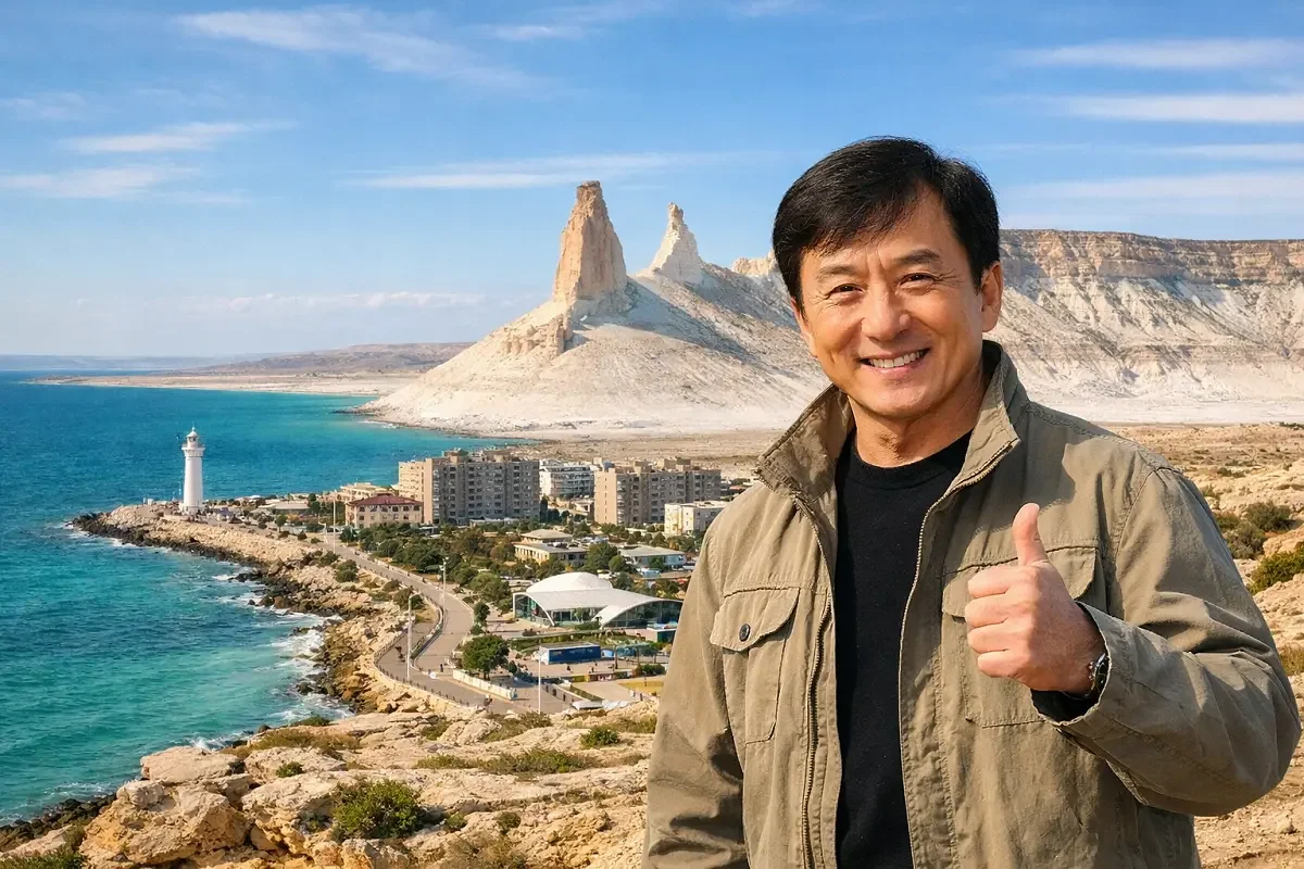 Команда Джеки Чана изучает локации Мангистау для съемок фильма