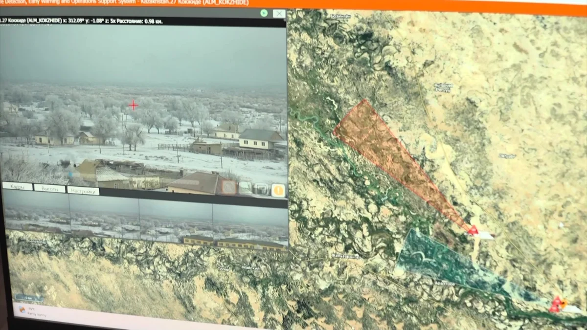 Камеры с искусственным интеллектом помогут снизить количество лесных пожаров в Алматинской области