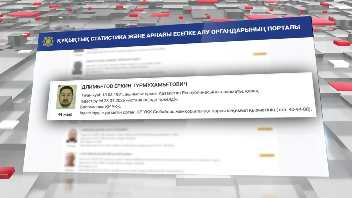 OrdaMed компаниясының басшысы Еркін Ділімбетовке іздеу жарияланды