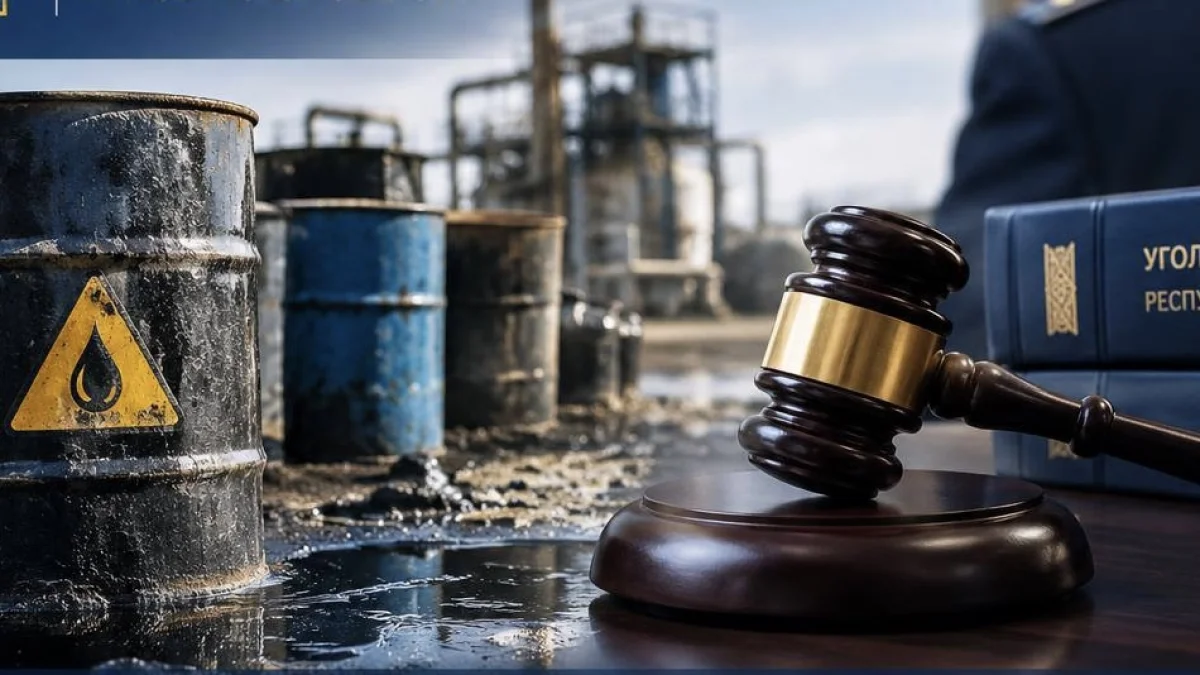 Опасные нефтяные отходы незаконно перерабатывали в Актобе