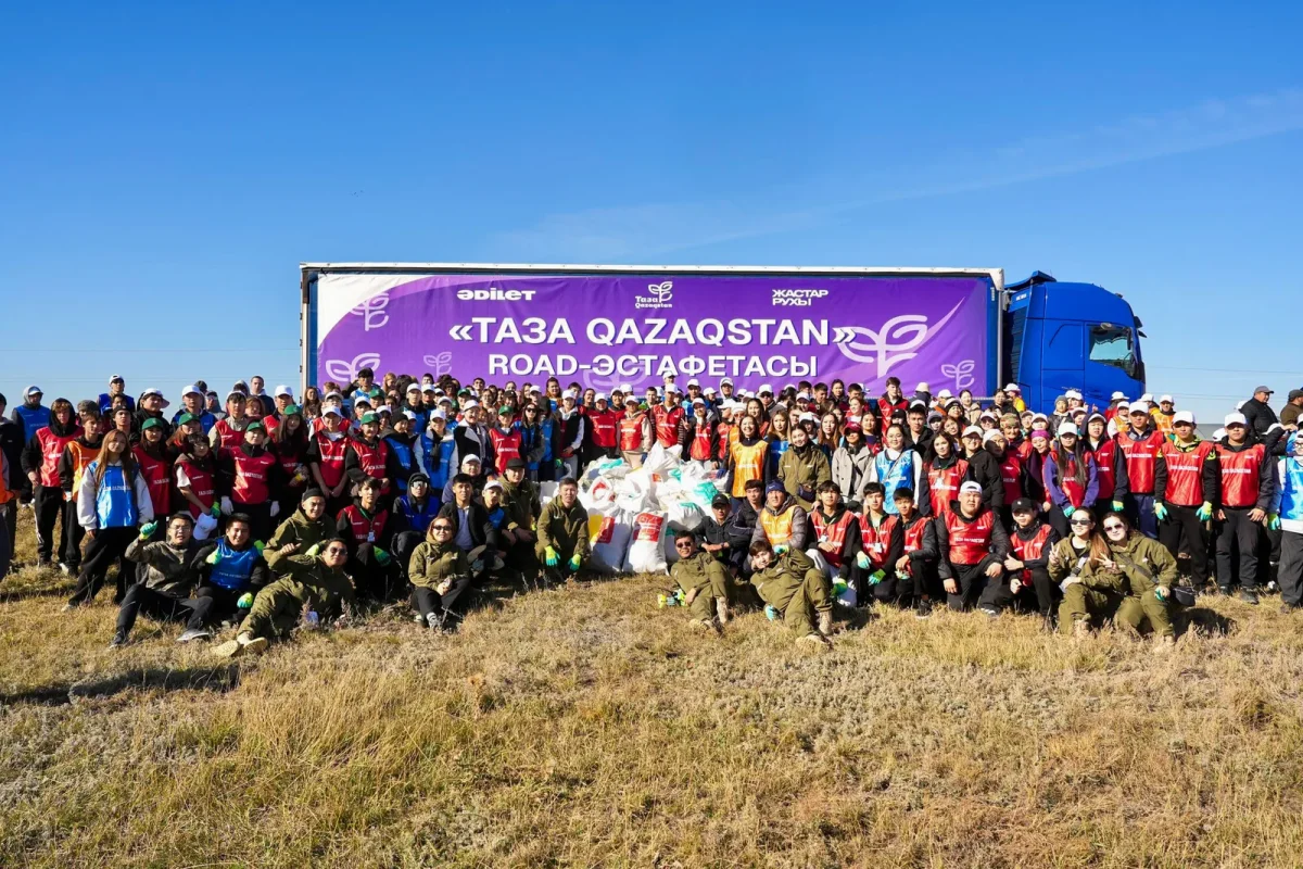 1800 км и 5 тысяч участников: дан старт Road-эстафете «Таза Qazaqstan»