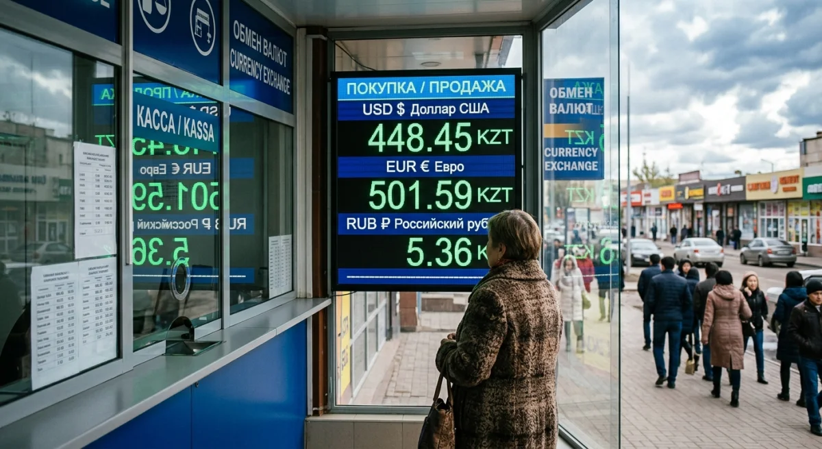 Доллар опустился ниже 450 тенге: что происходит с курсами валют в Казахстане