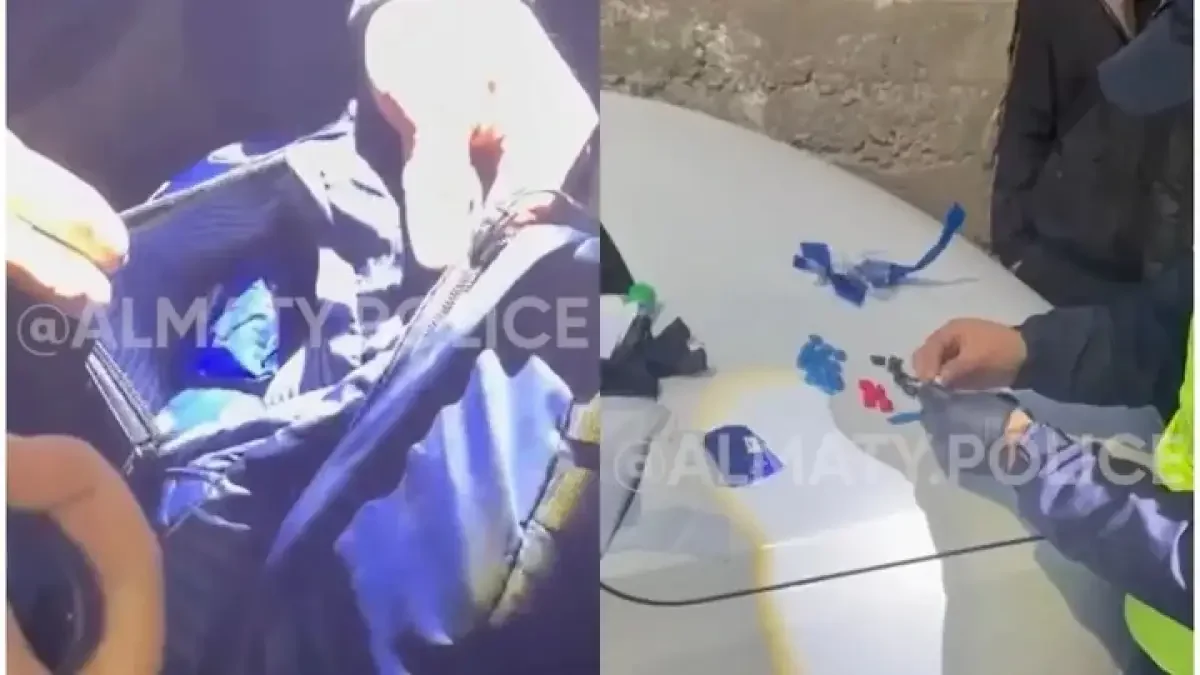 Алматыда ірі көлемде есірткі тасыған курьер ұсталды