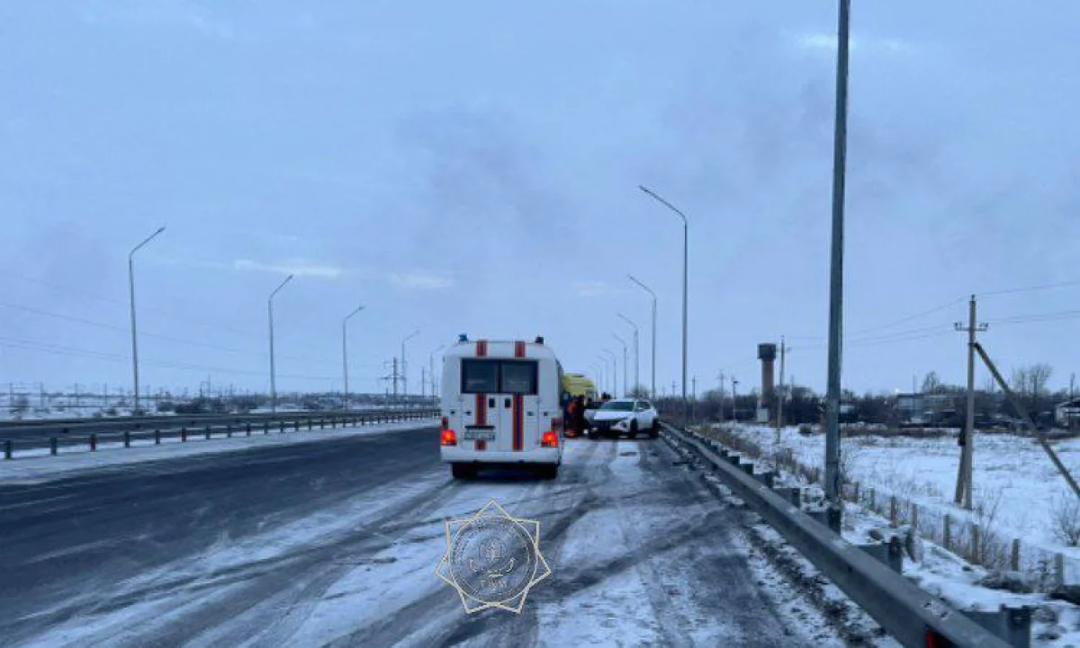 Жол апатынан 5 адам зардап шекті