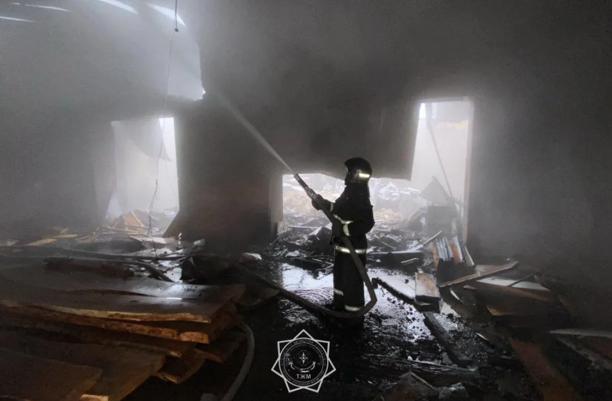 Овощной склад загорелся в Таразе