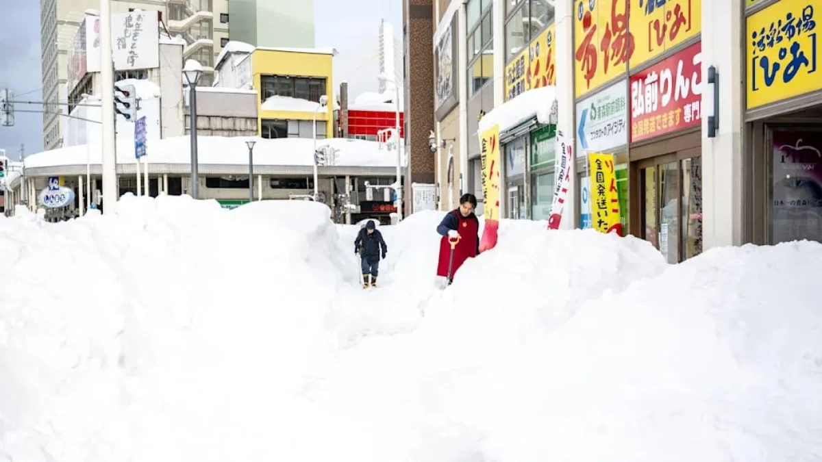 46 человек погибли из-за экстремальных снегопадов в Японии