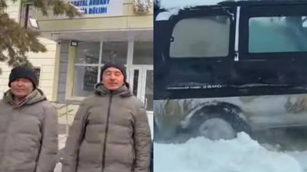 Жетісу өңірінде жолда қалған екі азамат дер кезінде құтқарылды