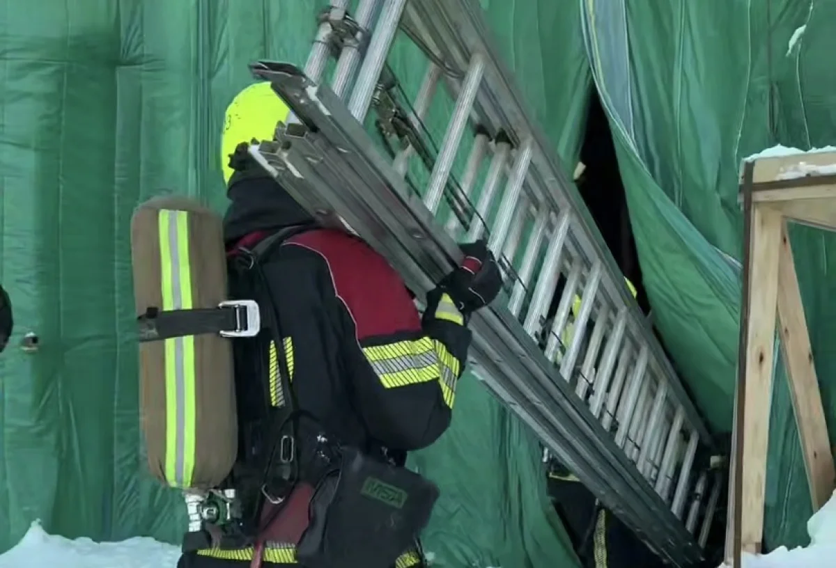 Пожар вспыхнул на станции Astana LRT