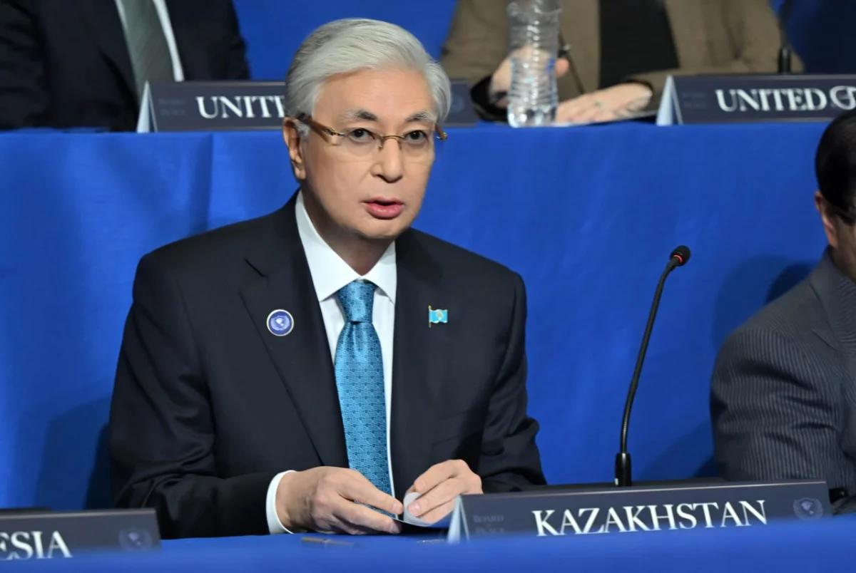Президент Қасым-Жомарт Тоқаев Бейбітшілік кеңесінің алғашқы отырысында сөз сөйледі