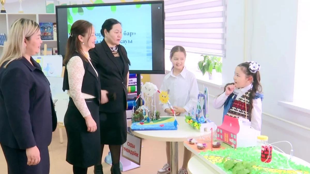 Қызылордалық оқушылар суды үнемдеуге шақыруда