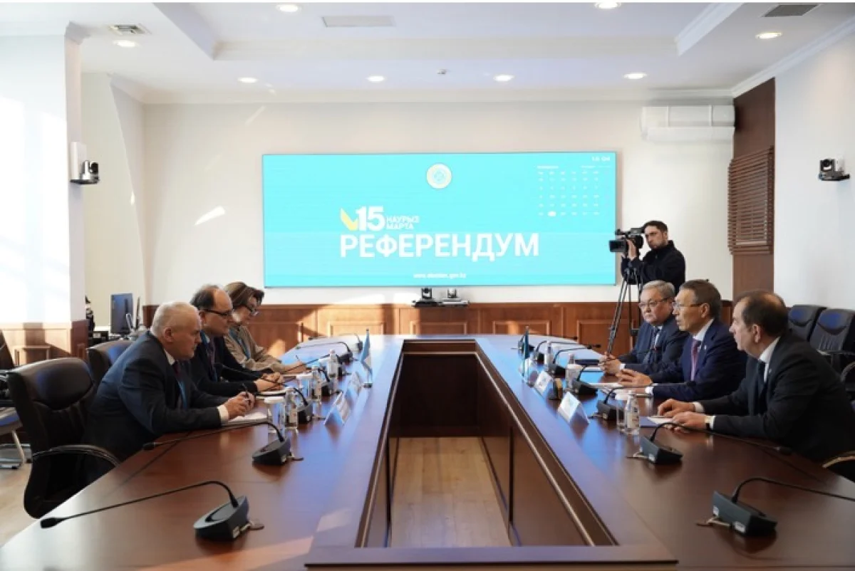 ЦКР и Миссия СНГ обсудили подготовку к референдуму 15 марта