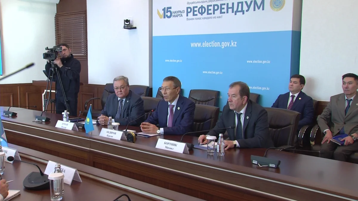 ТМД халықаралық байқаушылар миссиясы референдумды бақылауға кірісті