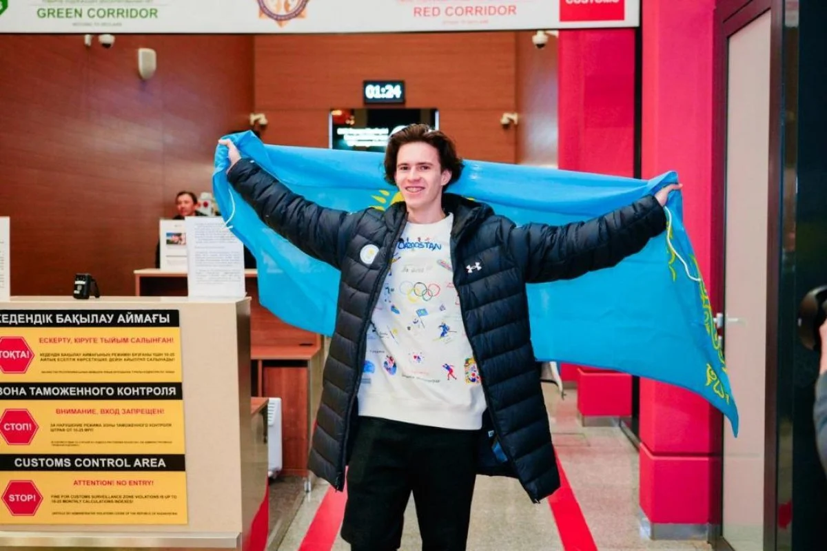 Михаил Шайдоров вернулся в Астану с Олимпийским золотом (ВИДЕО)